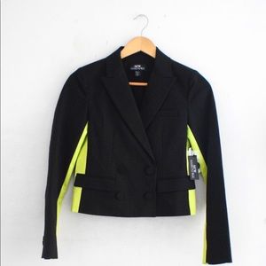 SFW Neon Stripe Blazer - Crop Length